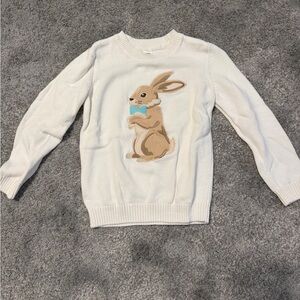Gymboree Cream Knit Crewneck Sweater